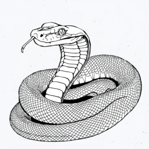 Schlange Zeichnung