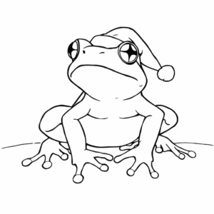 Frosch Weihnachten