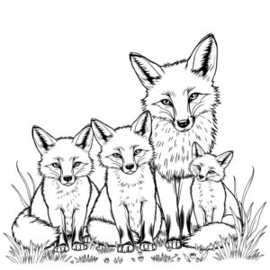 Fuchsfamilie