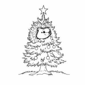 Igel Weihnachtsbaum