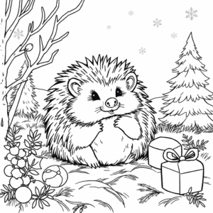 Igel Weihnachten