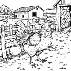 Huhn Bauernhof