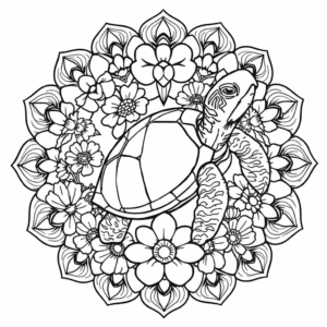 Schildkröte Mandala