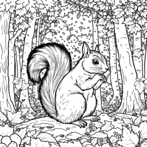 Eichhörnchen Herbst