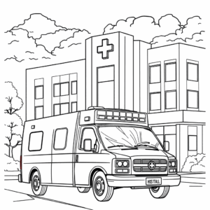 Krankenhaus Krankenwagen