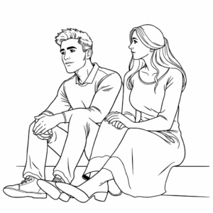 Frau Mann Freundschaft