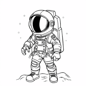 Astronaut Cartoon