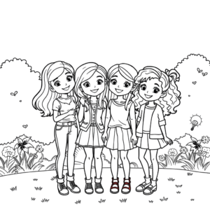 Freundeskreis Mädchen