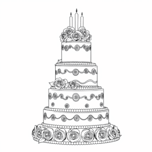 Hochzeitstorte groß