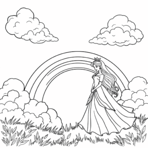 Regenbogen Prinzessin