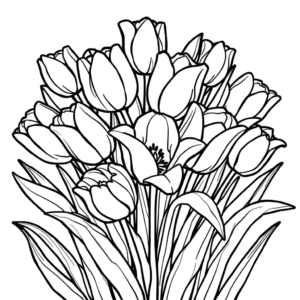 Blumenstrauß Tulpen