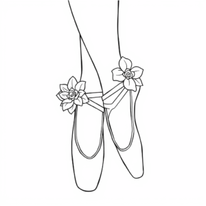 Ballerina Ballett Schuhe