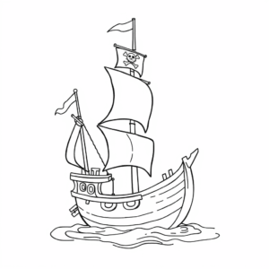 Piratenschiff leicht