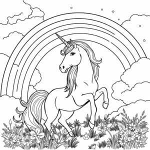 Regenbogen Einhorn Mädchen