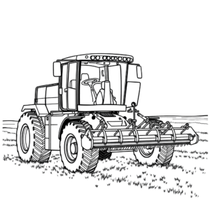 Traktor mit Mähwerk