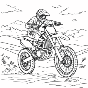 Motocross Motorrad