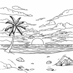 Strand Sonnenuntergang