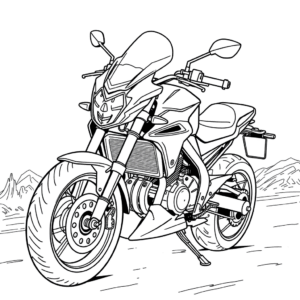 Motorrad ohne Fahrer