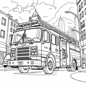 Feuerwehrauto einfach