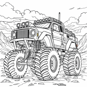 Monstertruck Geländewagen