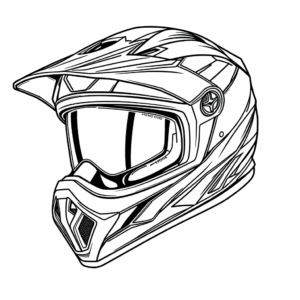 Motocross Helm