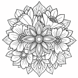 Blumen Blüte Mandala