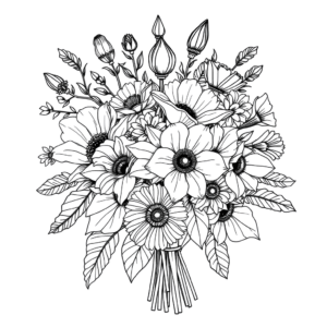 Blumenstrauß schwer