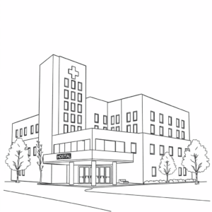 Krankenhaus Gebäude