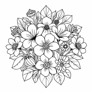 Mandala Blumenstrauß
