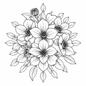 Mandala Blüten Strauß
