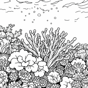 Unterwasser Korallen