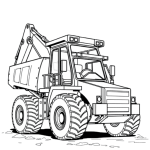 Radlader Fahrzeug mit Kran