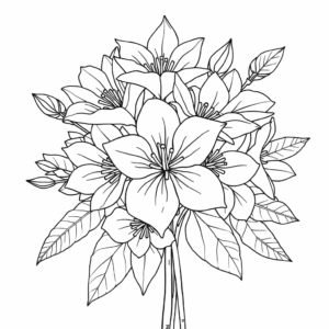 Blumenstrauß gebunden