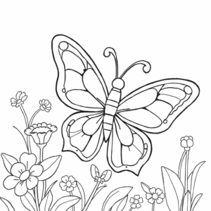 leichter Schmetterling